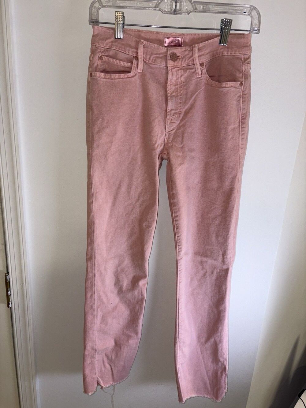 Mother Denim Rascal Ankle Snippet Shrimp Jeans Pants Sz 26/26